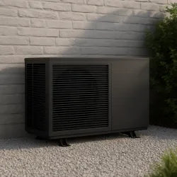 Pompe à Chaleur Air/Eau Triphasé 12 kW Monobloc - Connectée avec Appoints Électriques et Gaz R290