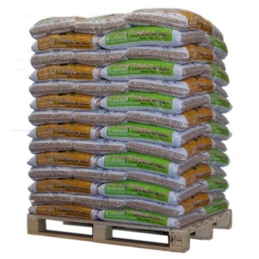 STARFOREST Holzpellets aus 100 % Nadelholz – 70 Säcke à 15 kg