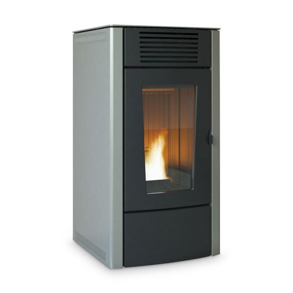 Pelletofen Red Dalia Air 6 S1 6,3 kW - Ausführung: Metall 313_Silver