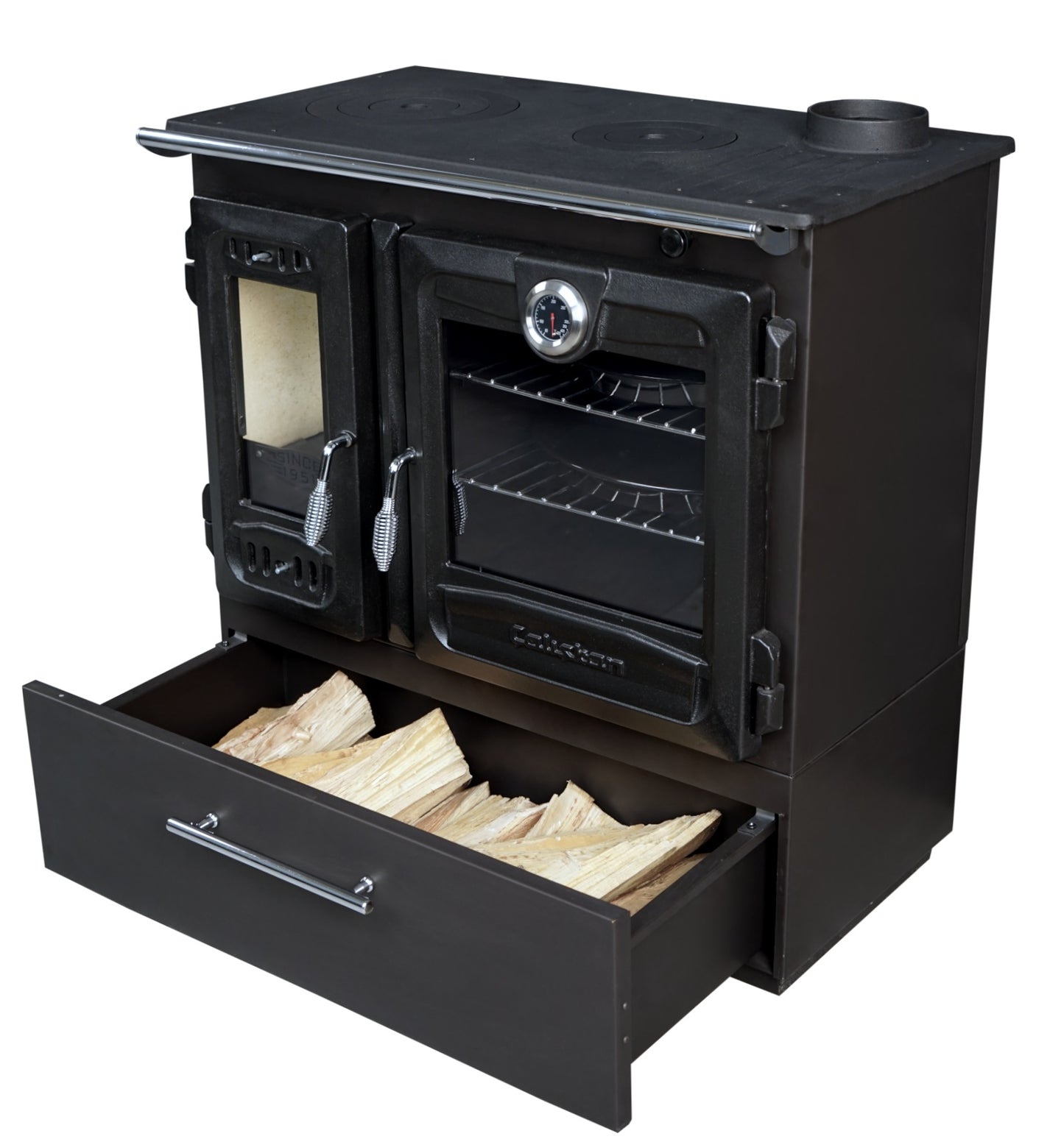 EEK A+ Premium-Holzherd Modell 216 BOX mit 8,97kW - Bauart 1 - viel Gusseisen