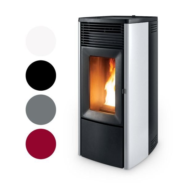 Pelletofen MCZ Ego Comfort Air 10 R 10 kW - Ausführung: Bordeaux metal_304
