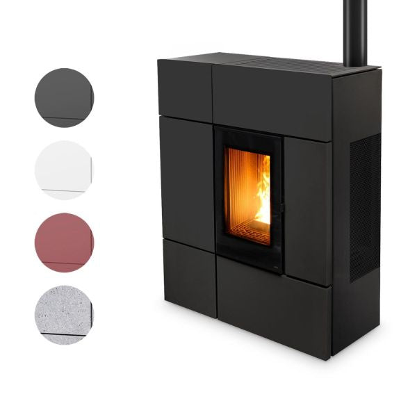 Pelletofen MCZ Stream Comfort Air 12 UP! 11,9 kW - Ausführung: White metal_302