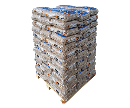 Granulés de bois 72 sacs 15 kg