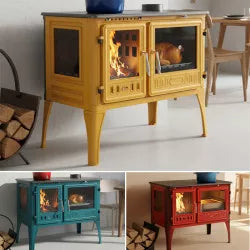 Cuisinière à bois Basalte Pop