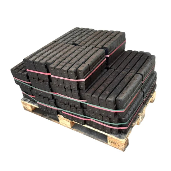 1/2 Palette Braunkohlebriketts – 20 Pakete à 25 kg