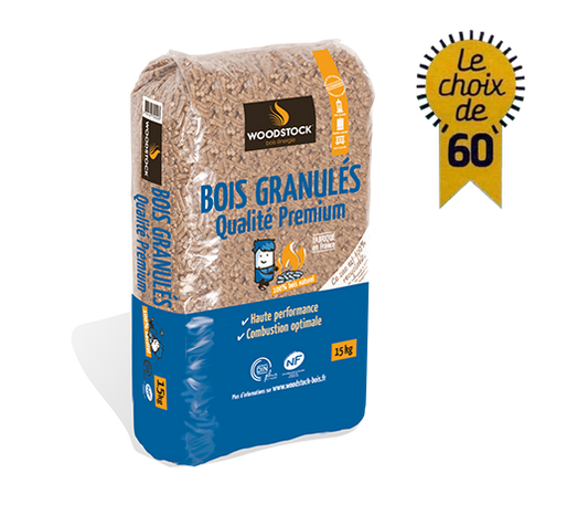 Holzpellets – Palette mit 72 Säcken à 15 kg