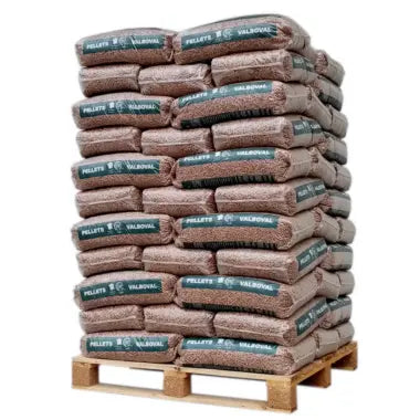 Granulés de bois Premium - Palette de 65 sacs